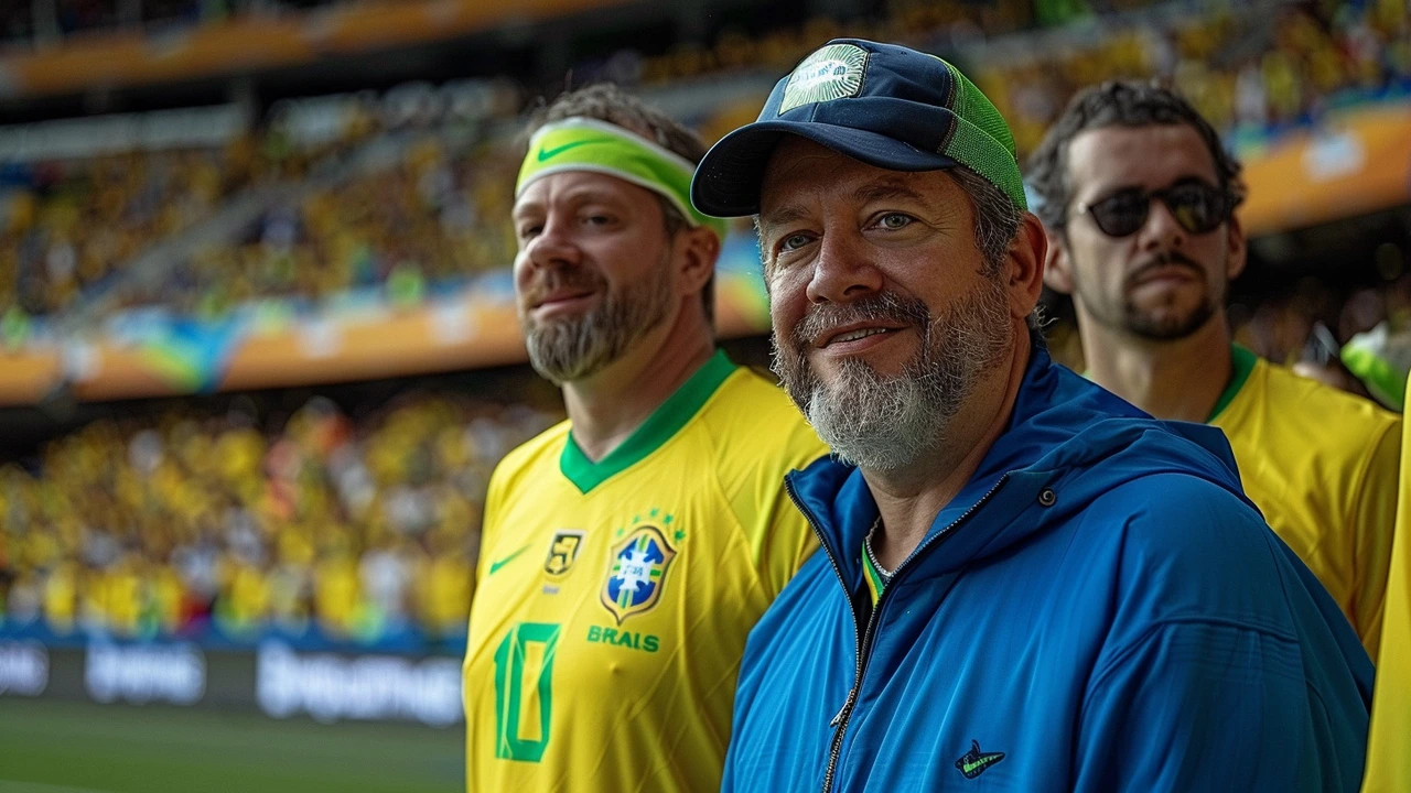 Jason Sudeikis, Estrela de 'Ted Lasso', Marca Presença em Jogo do Brasil na Copa América