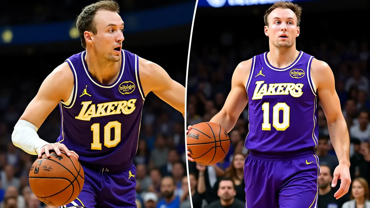Luke Kennard brilha em estreia e entra para a história dos Lakers