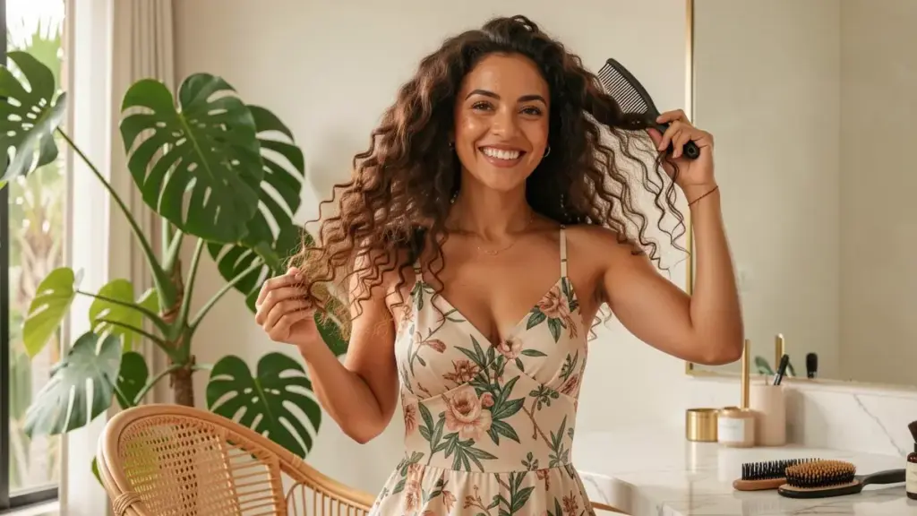 Como Pentear Cabelo: a ordem certa, o pente certo e os erros que quebram o fio